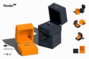 Jewelry Box Mockup Set, a Packaging Mockup by Renderteam (Thumbnail 1 of 10)
