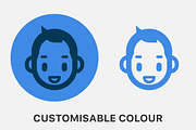 Avatar Icons, an Outline Icon by Sarunw (Thumbnail 4 of 4)