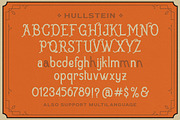 Hullstein - Vintage Display, a Font by Letterhend Studio (Thumbnail 8 of 9)