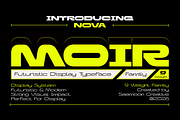 Nova Moir, a Sans Serif Font by saemoon creative (Thumbnail 1 of 12)