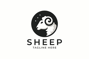 Elegant Modern Sheep Logo Design, a Branding & Logo Template by Signatoro