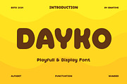 DAYKO - Playful Display Font, a Slab Serif Font by ENATIVE (Thumbnail 1 of 5)
