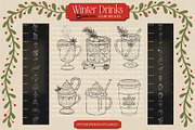 Procreate Christmas drink brushes, a Brush Add-On by PDknyStudio (Thumbnail 5 of 5)