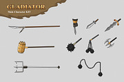 Male Gladiator Character KIT, an Illustration by Diditpranata (Thumbnail 5 of 9)