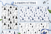 Winter Forest /// seamless patterns, a Pattern Graphic by catary art (Thumbnail 6 of 7)