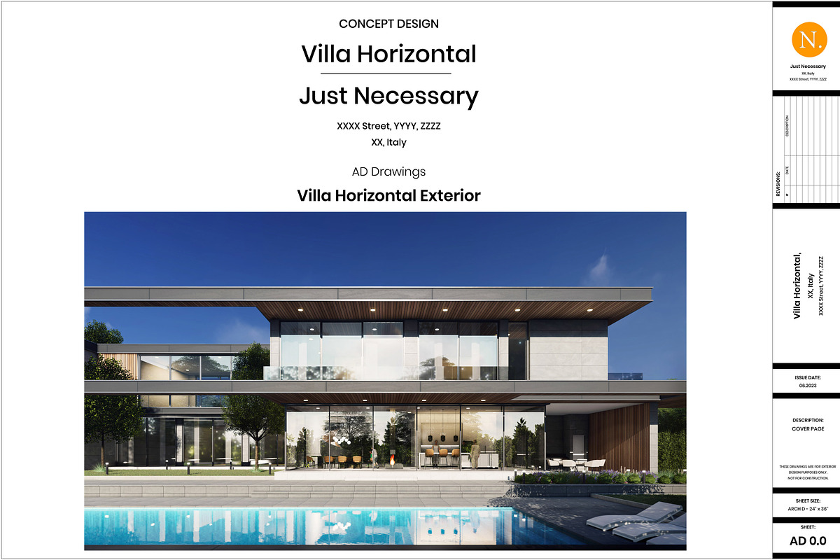 Villa Horizontal 3D, an Architecture 3D Model by Just Necessary (Photo 15 of 21)