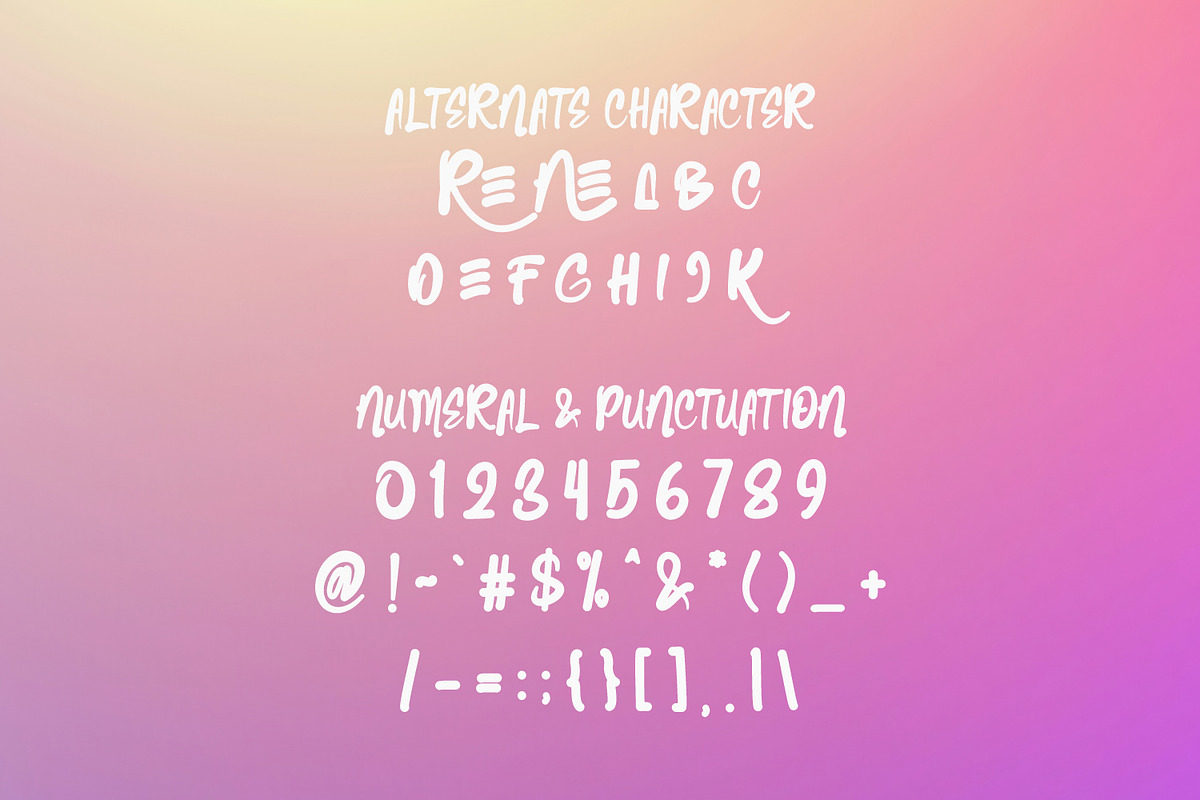 Nokisan Rembo Display Font, a Handwritten Font by Maulana Creative (Photo 5 of 6)
