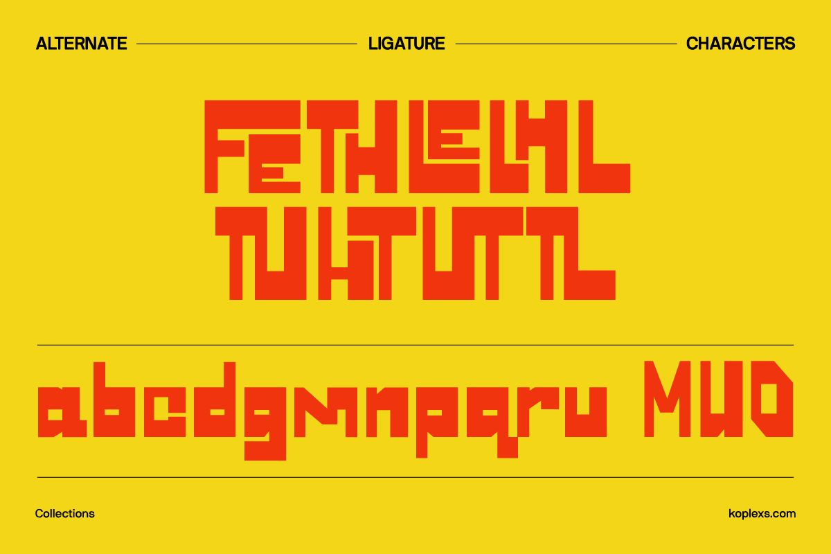 Baroth Font | Bold Display Typeface, a Sans Serif Font by Koplexs Studio (Photo 6 of 10)
