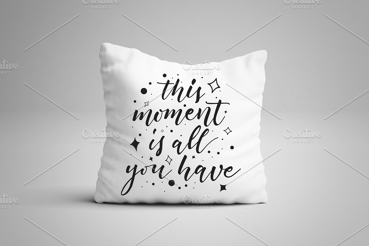21 Mindfulness Lettering Quotes, an Object Graphic by Frayart (Photo 3 of 9)