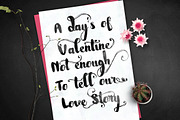 Nightamore Brush + Bonus Font, a Script Font by FHFont (Thumbnail 3 of 9)