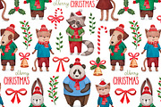 Cute animals and pattern designs, an Animal Illustration by Sundra (Thumbnail 6 of 7)