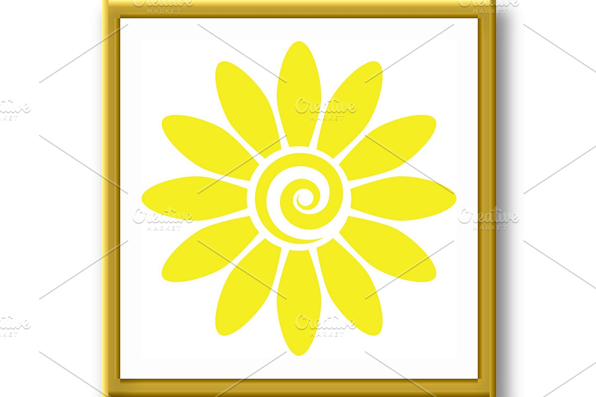 Chamomile. Flower. Isolated graphic, an Outline Icon by RODINA (Photo 2 of 3)