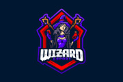 Wizard Mascot Esport Logo, a Branding & Logo Template by prps.std (Thumbnail 3 of 3)