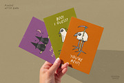 Pukeko After Dark Halloween Clipart, a Seasonal Illustration by Summernotie (Thumbnail 3 of 8)