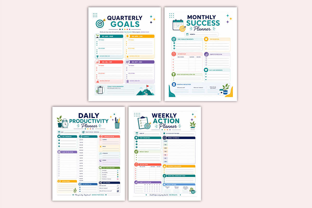 2027 Productivity Workbook., a Stationery Template by Shumaya (Photo 4 of 4)