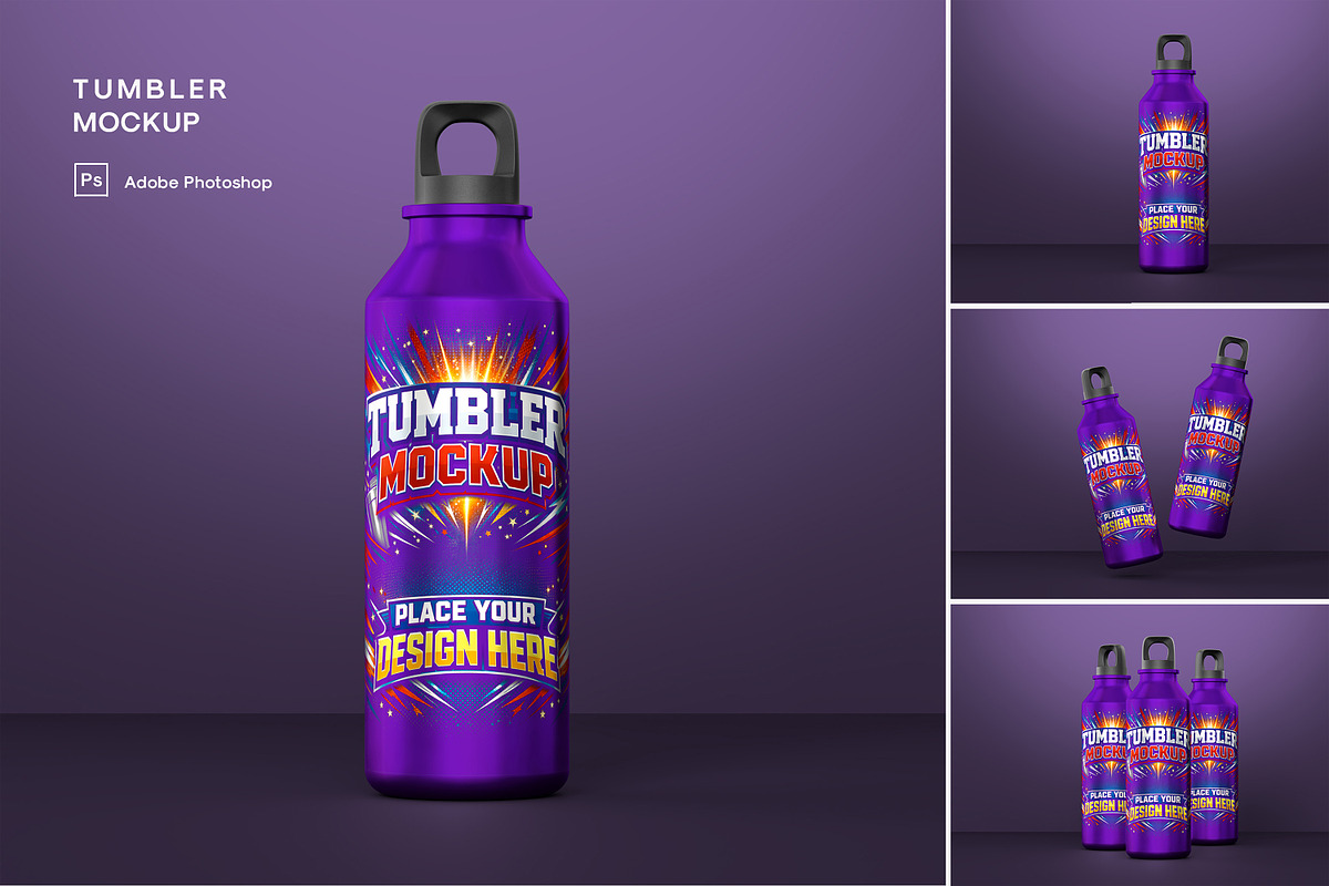High Quality Tumbler Mockup, a Cups & Container Mockup by Alhaytar (Photo 1 of 4)