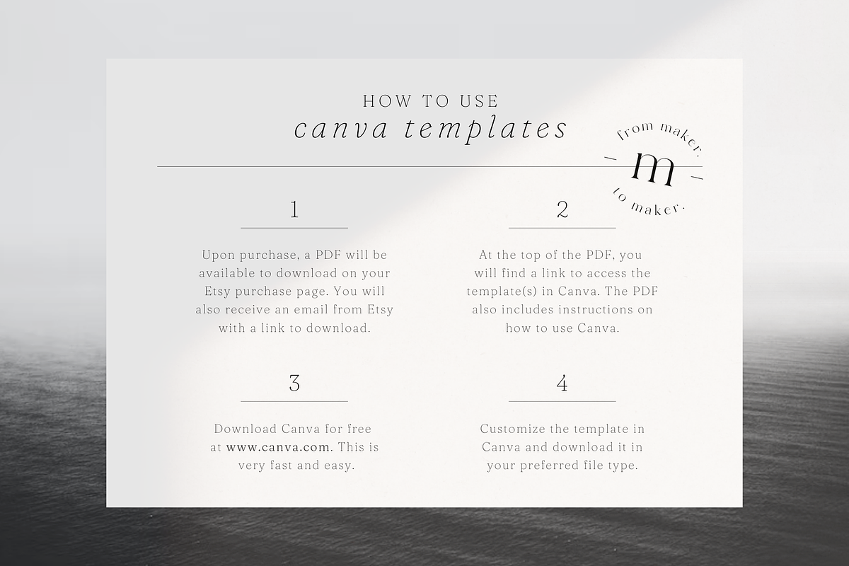 Wedding Photographer Welcome Guide, a Marketing Template by frommakertomaker (Photo 9 of 9)