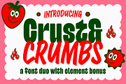 Crust and Crumbs Foodie Font Duo, a Symbol Font by RedyStudio (Thumbnail 1 of 11)