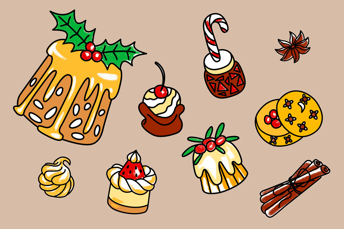 Hygge Procreate stamp brushes, a Brush Add-On by ViktoriArt (Photo 10 of 10)