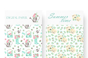 Summer time watercolor set. Country, an Illustration by SabinaWatercolorArt (Thumbnail 6 of 11)