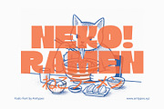KADO – Bold Display Typeface, a Sans Serif Font by Angga Mahardika (Thumbnail 5 of 8)