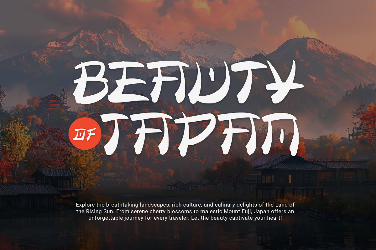 Zaragi - 4 Japanese Korean Font, a Handwritten Font by Pandeka Studio (Photo 3 of 9)