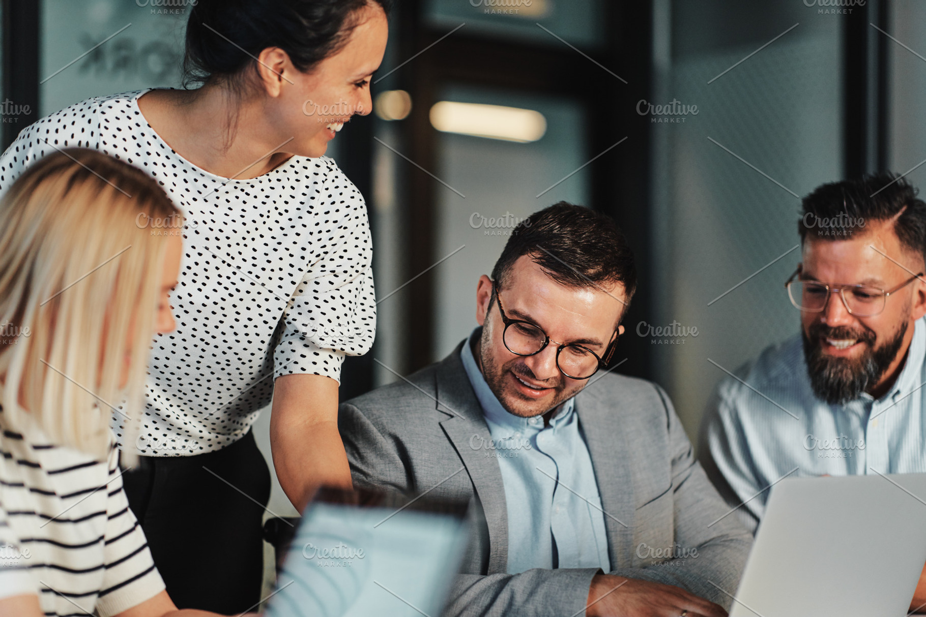 Businesspeople having a boardroom meeting, a Business Photo by Stefan & Janni