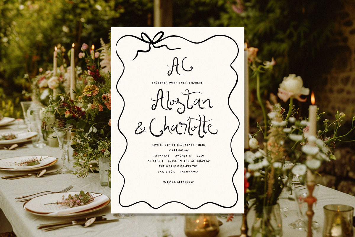 Ms Scarlett Handwritten Whimsy Font, a Script Font by Calamar Studio (Photo 11 of 20)