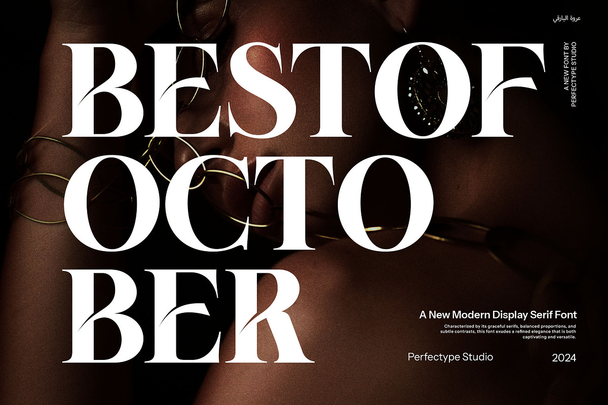 Best October Elegant Serif Font, a Serif Font by Perfectype (Photo 1 of 8)