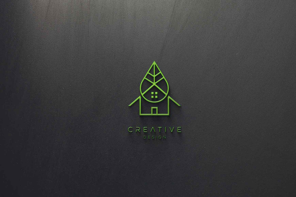Green Leaf House Logo, a Branding & Logo Template by art_creater (Photo 2 of 2)