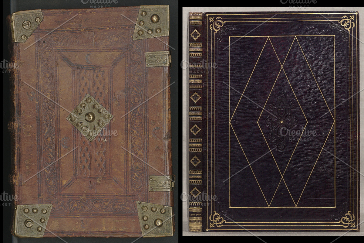Antique Book Cover Textures, a Texture Graphic by Blue Line Design (Photo 18 of 25)