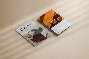 A4 Bifold Brochure Mockup Bundle 51