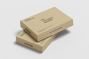 Minimalist Box Packaging Mockup