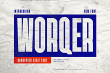 Worqer Modern Sans Serif Font