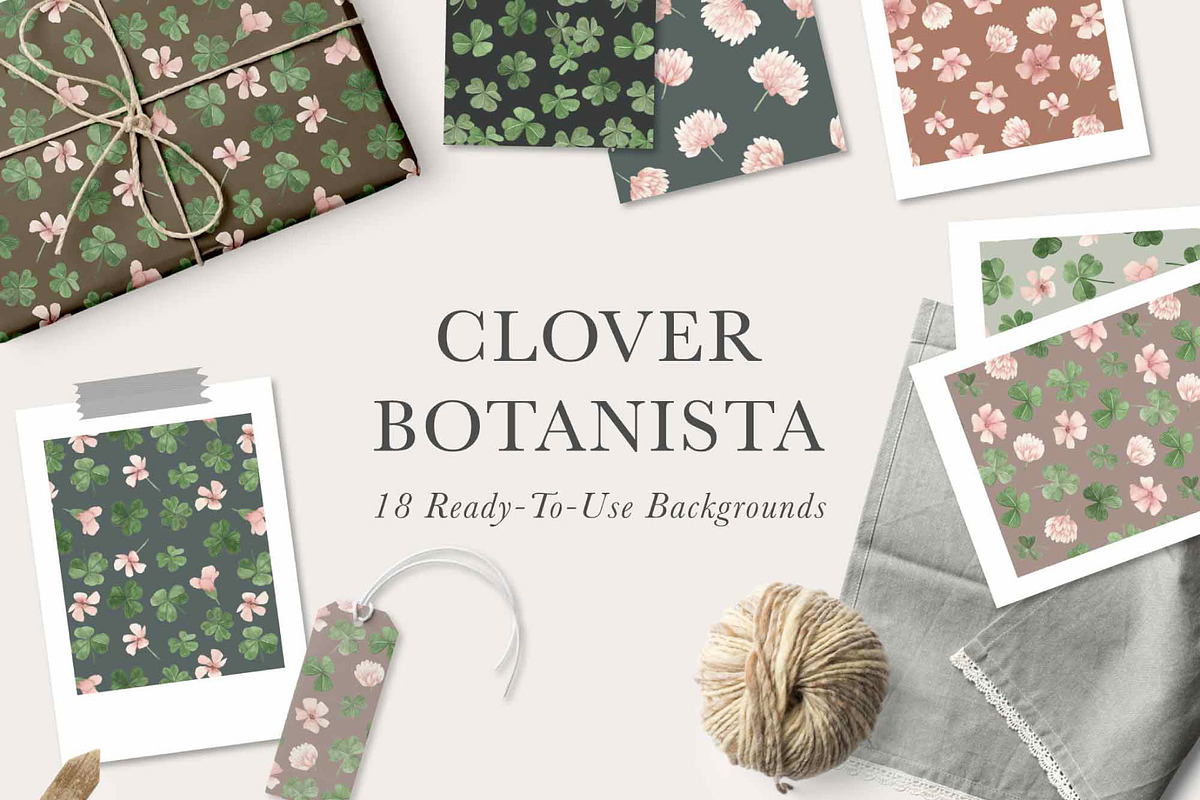 Clover Botanista - Leaves & Florals, an Illustration by Momo Studio (Photo 8 of 12)