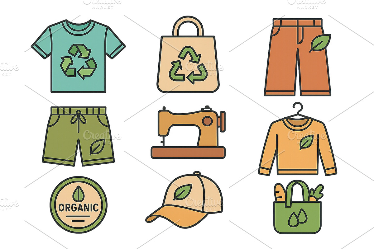 Eco-friendly clothing and, an Object Illustration by ZinetroN