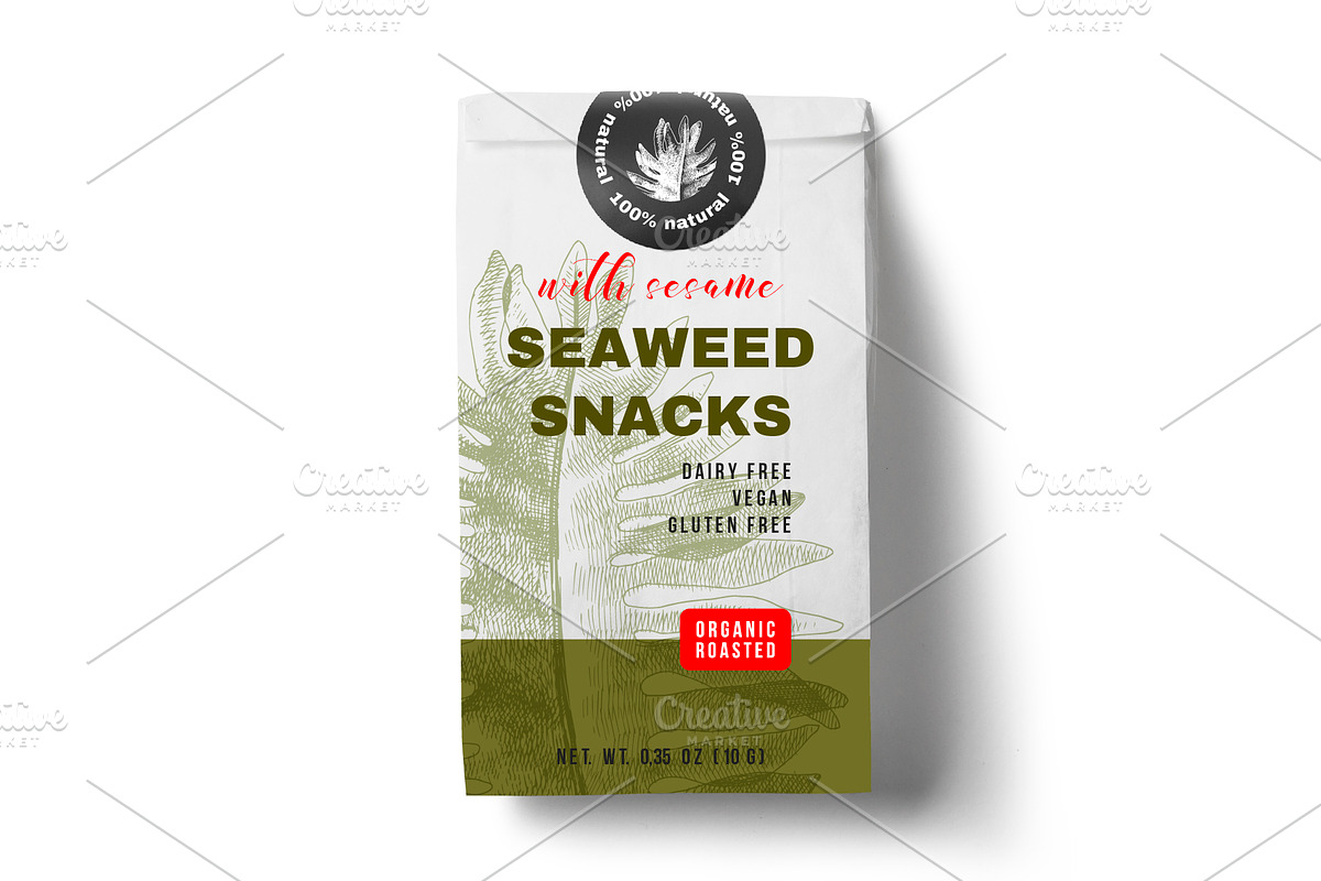 Hand drawn edible seaweeds, a Decorative Illustration by handsketched (Photo 3 of 7)