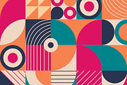 Abstract vector geometric background, a Pattern Graphic by Getalo Viktoriia (Thumbnail 8 of 13)