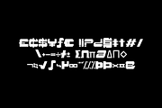 Ironga - Futuristic Font, a Sans Serif Font by QR Design Studio (Thumbnail 9 of 11)