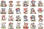 Cute Safari Animals Clipart, an Illustration by designcity5 (Thumbnail 2 of 5)