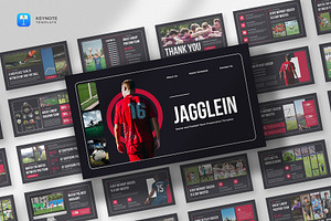 Soccer Football Keynote Template, a Presentation Template by fluffstudio