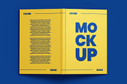 8 Book Cover Mockup Set, a Print Template by Graphic Bird (Thumbnail 5 of 11)