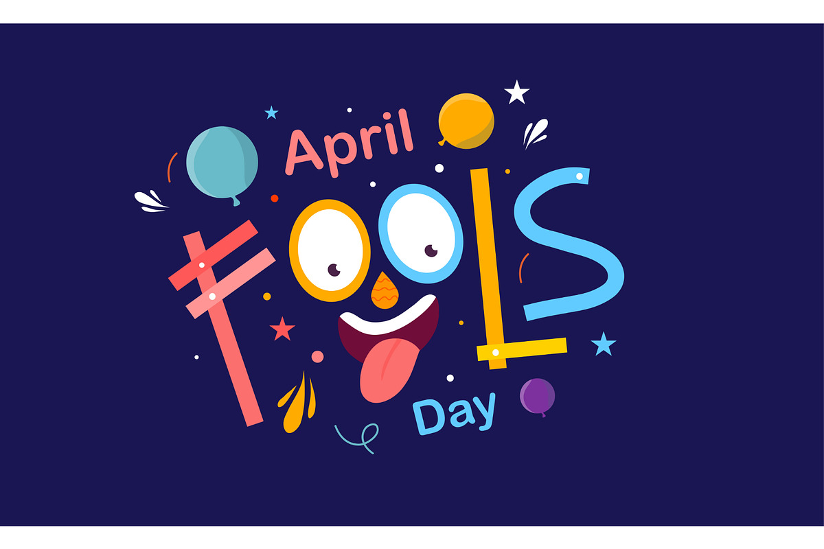 April fools day background 12 set, a Seasonal Illustration by foxndeer (Photo 2 of 4)