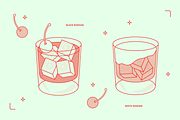 Summer Cocktail Vector Illustrations, a Food Illustration by TheFoodAtlas (Thumbnail 5 of 6)