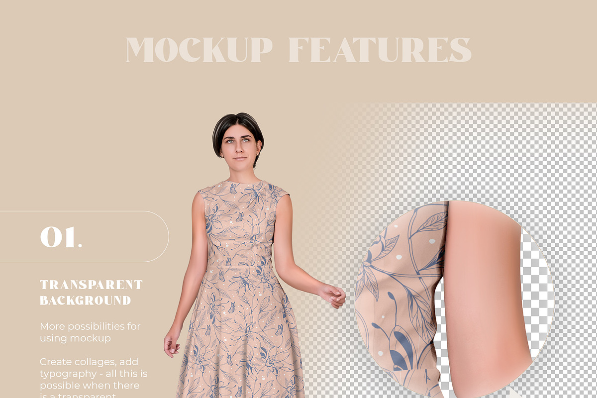Sleeveless Dress Psd Mockup Set, an Apparel Mockup by Neutral Mockups (Photo 3 of 4)