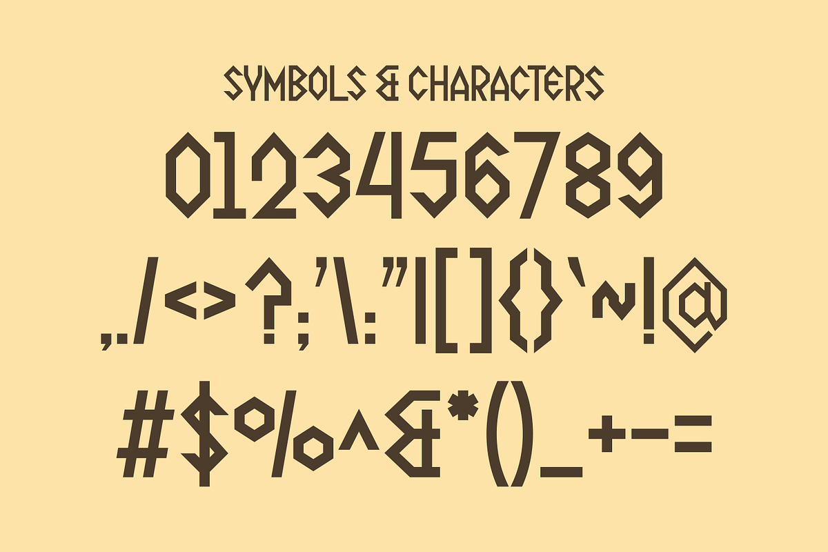 Rongsa - Display Font, a Sans Serif Font by lelevien (Photo 3 of 4)