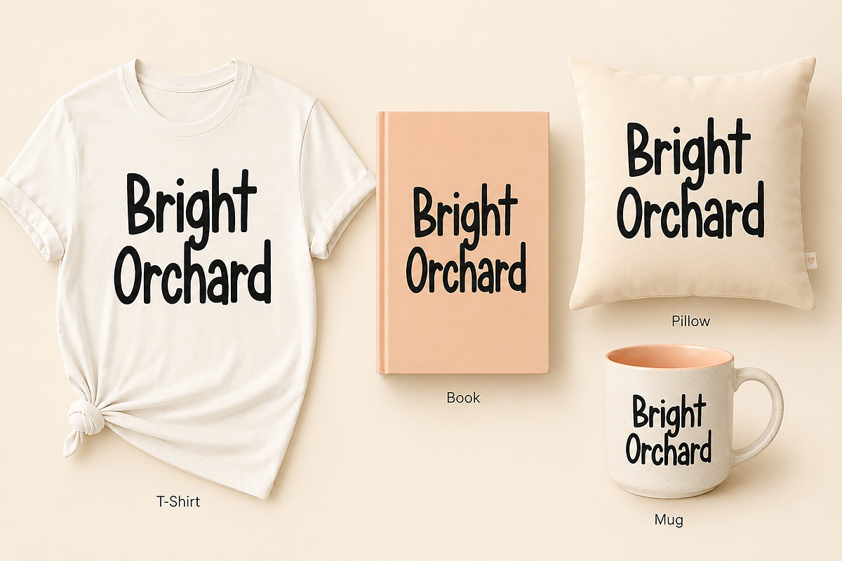 Bright Orchard, a Handwritten Font by Wow Magic (Photo 2 of 4)