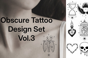 Obscure Tattoo Design Set | Vol. 3