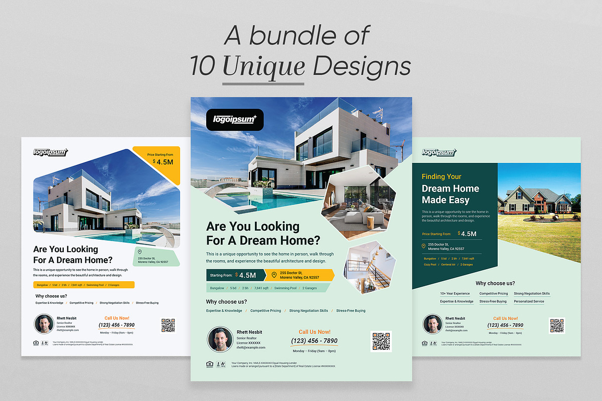 Real Estate Flyer Templates, a Flyer Template by PixelGaze (Photo 3 of 13)