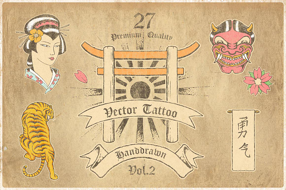 Vector Tattoo Style-Handrawn Vol.2 preview 5